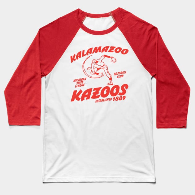 Kalamazoo Kazoos Baseball T-Shirt by MindsparkCreative